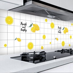 Kitchen Oil-Proof Stickers, High-Temperature Resistant Wall Stickers, Waterproof Tile Wallpaper, Self-Adhesive Stove Top, Thickened Tabletop
