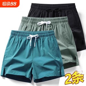 
Quick-drying summer sports shorts three-quarter pants for men and women 2025 thin pants for running fitness training pants thin