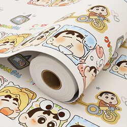 Cartoon Desktop Renovation Stickers Self-Adhesive Dormitory Desk Waterproof Cover-Up Extra Thick Renovation Children's Wallpaper Cabinet Color Change