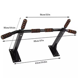 Wall-Mounted Pull-Up Bar for Home Use, Door Frame Horizontal Bar, Pull-Up Exercise, Sports Fitness Equipment, Exercise Equipment, White