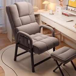 Lazy Sofa Chair, College Dormitory Computer Chair, Single-Person Home Folding Recliner, Bedroom Leisure Backrest Chair