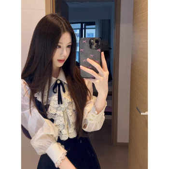 
My daughter Miu set two fake lace velvet dress