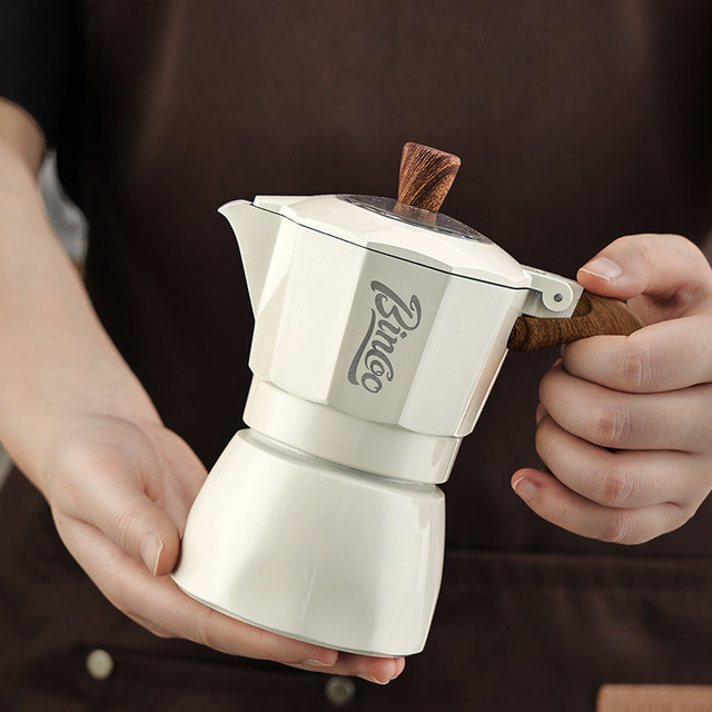 Bincoo coffee double valve Moka pot home hand grinding coffee