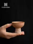 chén sứ đẹp Sân nhỏ đáp ứng retro đá cũ bùn handmade trà Kung Fu bộ trà đơn mạ vàng bạc đồ đá chủ cốc cốc chén sứ xưa chén sứ nhỏ có nắp đậy 