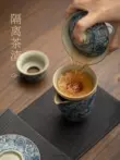 Xiaoyuan gặp Ru Kiln Trà gốm Rò rỉ Trà Kung Fu Bộ lọc trà Tách trà cổ điển Bộ lọc tích hợp Phụ kiện trà đạo 