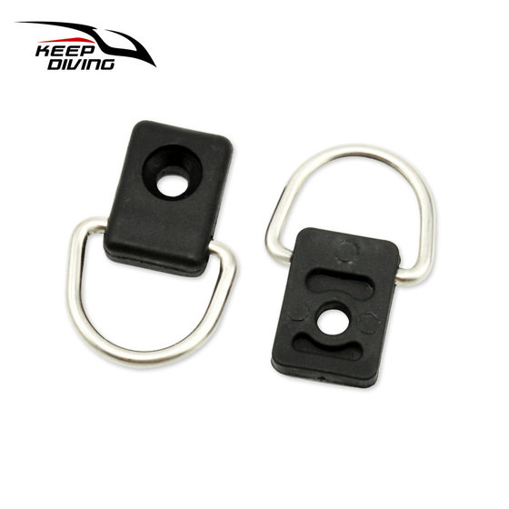 
Kayaking square D-ring buckle fishing boat elastic rope pull-button back hook surfboard repair accessories