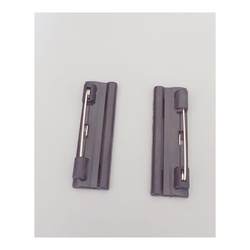 School Badge Pin, White Plastic with Adhesive Backing, Self-Adhesive Employee Id Badge, Chest Badge, Brooch, Acrylic Employee Id Badge, Safety