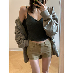 Graceful Hips~ Retro Hot Girl Denim Shorts for Women, New Summer Design, Niche Slim Fit, Hip-Hugging Hot Pants