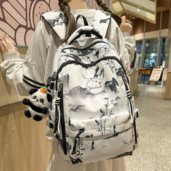 Children's Schoolbags, Girls' College Students, High School and Junior High School Students' Backpacks, Boys' Elementary School Students' 2025 New Printed Backpacks