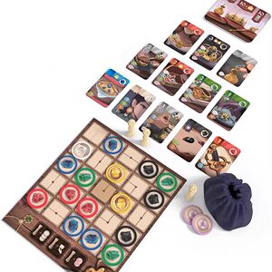 
Bright Board Game Card Gem Two Duel Duel English Version Board Game Couple Casual Two-People German Light Strategy