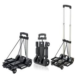 Household folding supermarket shopping grocery cart small trolley car plastic hand pull truck portable base plate expansion trolley