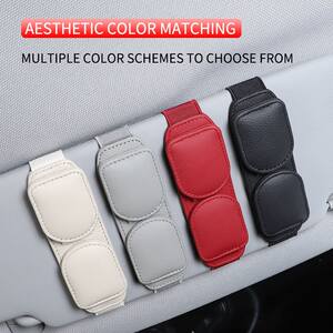 
New car glasses clip car glasses bracket interior sun visor storage box car sunglasses clip card clip