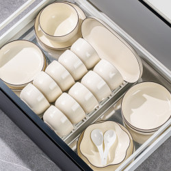 Jingdezhen Bowl and Plate Set for Home Use 2026 New Ceramic Tableware Bowls Plates Chopsticks Housewarming Simple Bowl Chopsticks Plate Set