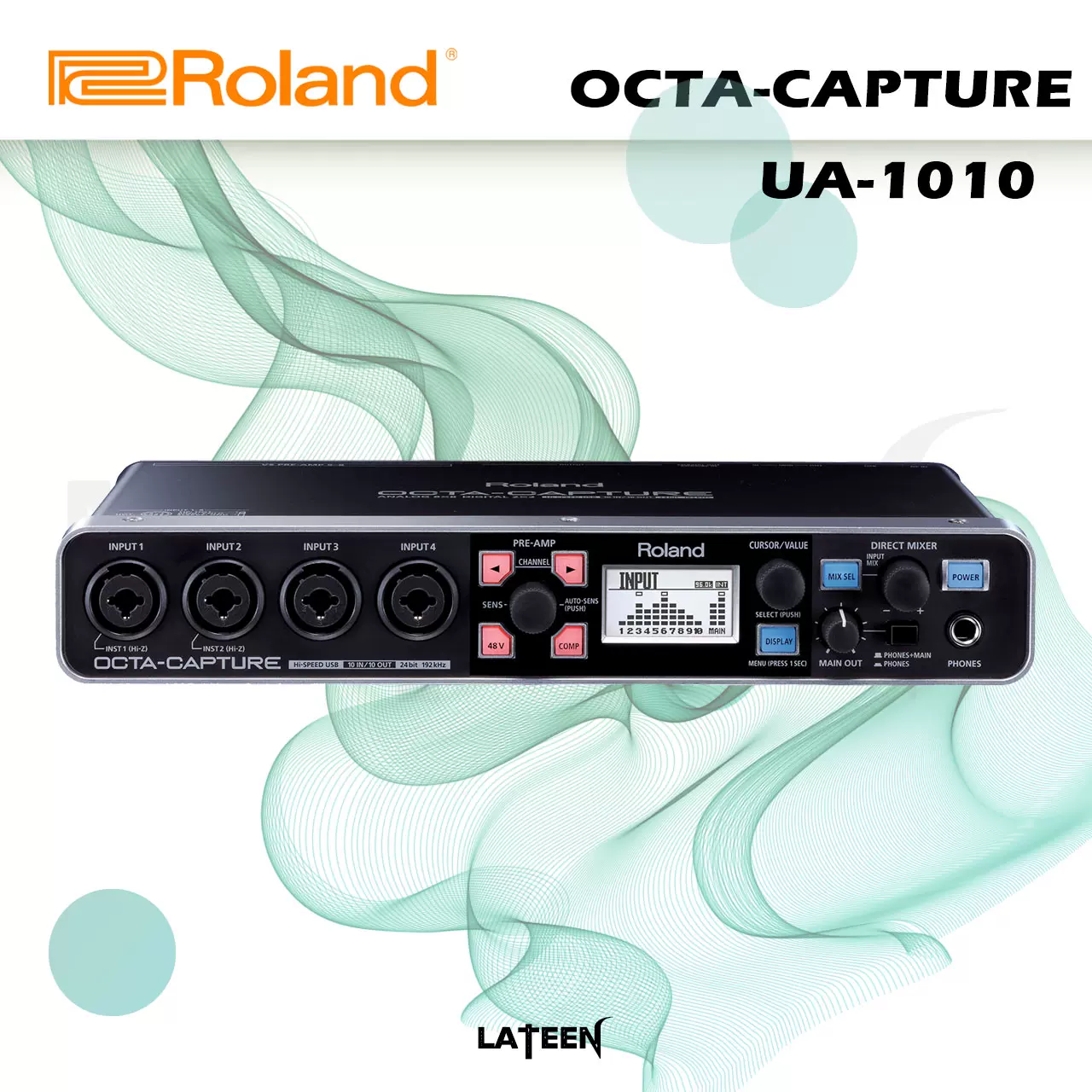 Roland/罗兰OCTA-CAPTURE UA-1010多通道USB录音声卡音频接口1610-Taobao