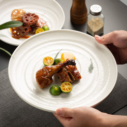 Western-Style Plates with a High-End Feel, Especially Beautiful for Home Use, Breakfast Steak Plates, French Restaurant High-End Plates