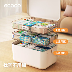 Yikeko large-capacity home medicine box
