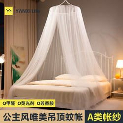 No-Installation 2026 New Model Princess-Style Dome Mosquito Net for Home Bedroom Ceiling Hook Ceiling Palace-Patterned Canopy Yx
