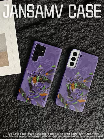 Evangelion Phone Cases Covers Anime Slim Fit Hard Galaxy S23, Galaxy S23 Plus, Galaxy S23 Ultra, Galaxy S22, Galaxy S22 Plus, Galaxy S22 Ultra, Galaxy S21, Galaxy S21 Plus, Galaxy S21 Ultra,