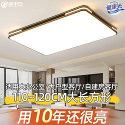 Living Room Ceiling Light, Large Size 120cm, New Style, Grand Hall Main Light, Simple Modern Rectangular Super Bright Lighting Fixture