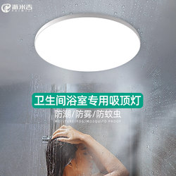 Bathroom Ceiling Light, Moisture-Proof, Waterproof, Anti-Fog, Simple and Modern Toilet Balcony Lighting Fixture