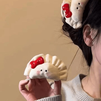 Bow Blush Dumpling Clip Clip for Women Cute Cute Cute Cute
