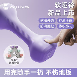 Dumbbells for Women, Fitness Equipment for Home Use, Slimming Belly Barbells, Kettlebells, Children, Teenagers, Women, Small Dumbbells 2kg Pair