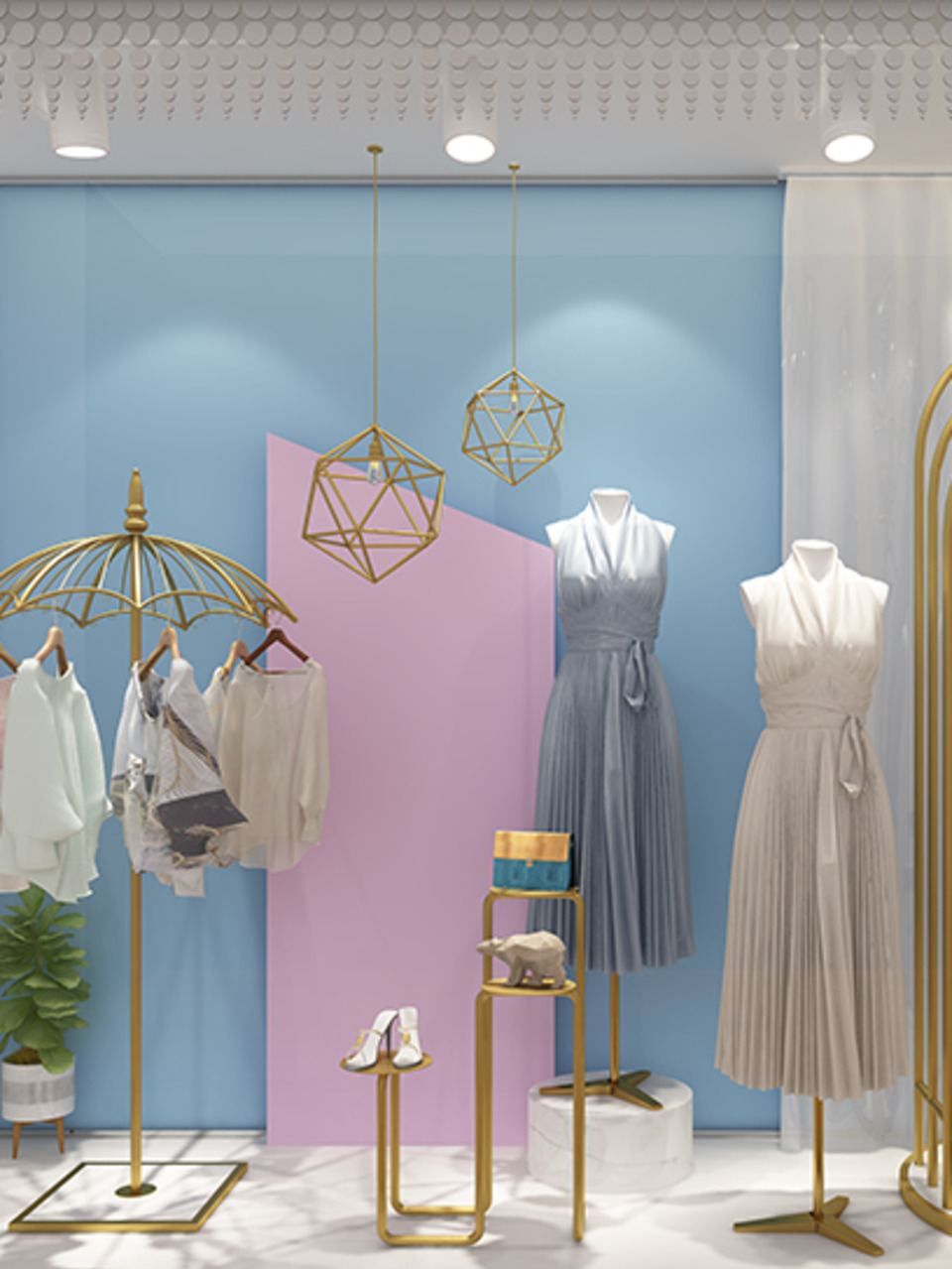 服装店橱窗展示架 女装装饰道具
