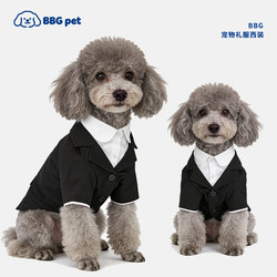 Bbgpet Poodle Pet Small Dog Activity Dress Dog Men's Suit Male Dog Suit Pet Apparel
