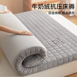 Autumn and Winter Milk Velvet Mattress Cover for Home Bedroom, Student Dormitory Soft Pad, Thickened Coral Fleece Mat