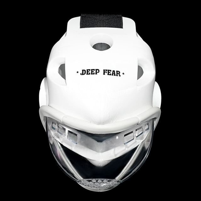 Deep Fear boxing head mask fully enclosed head protection head anti -fog impact boxing MMA head protection head
