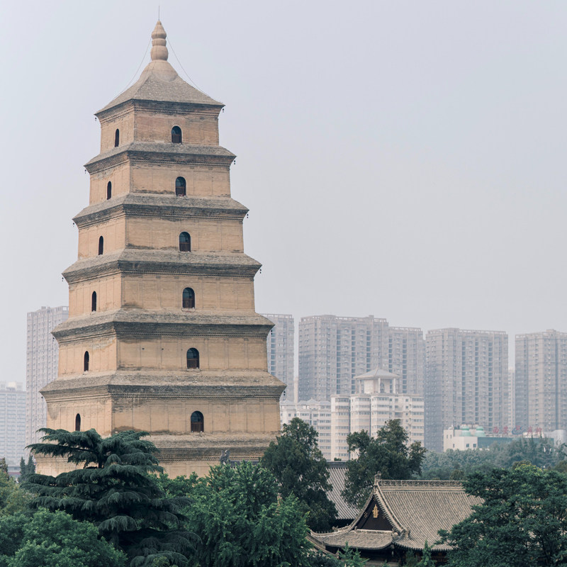 西安5天4晚跟团旅游壶口瀑布黄帝陵南泥湾杨家岭枣园兵马俑钟鼓楼