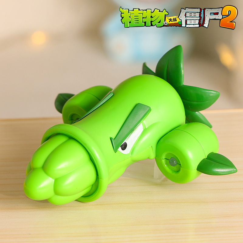 Plants vs. Zombies 2's single asparagus fighter plane can