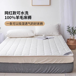 Roland Home Textiles Wool Mattress Pad Bedroom Mattress Soft Cushion Thin 1.8m Mattress Pad Home Use Double Mattress Pad