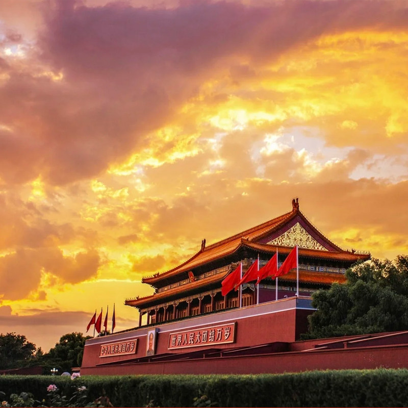 北京旅游长城故宫天安门圆明园遗址家庭游5天4晚跟团游