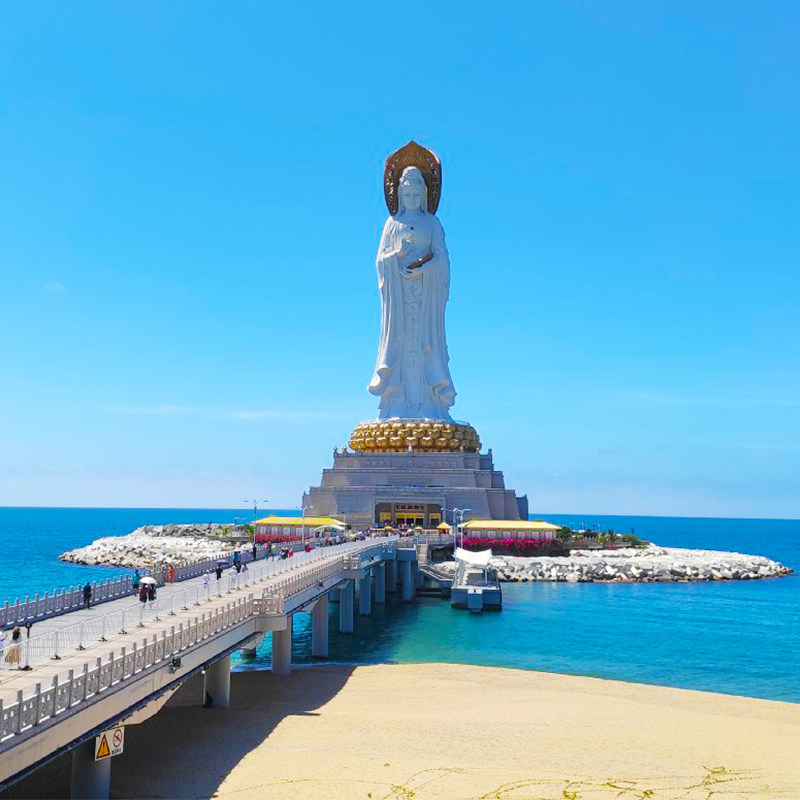 元旦海南三亚旅游3天2晚纯玩亲子周末蜜月跟团游蜈支洲岛南山寺