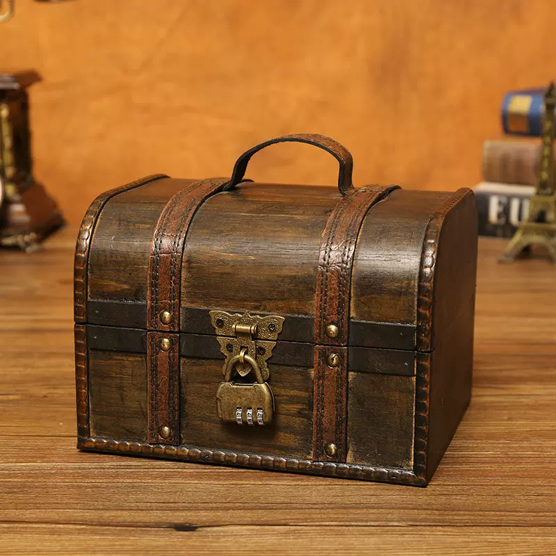 木箱 唐木 首飾盒 小木盒首飾盒木盒首飾收納盒飾品收納盒木箱桌上收納盒實木收納箱