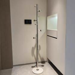 Floor-Standing Clothes Rack for Bedroom, Home Use, Italian-Style Light Luxury Bedside Clothes Stand, Simple Coat Rack