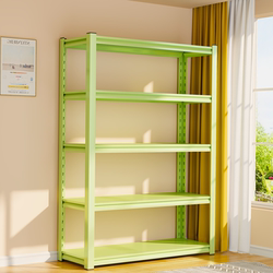 2026 New Model Household Storage Rack Floor-Standing Multi-Layer Storage Rack Balcony Living Room Bookshelf Storage Room Supermarket Steel Shelves