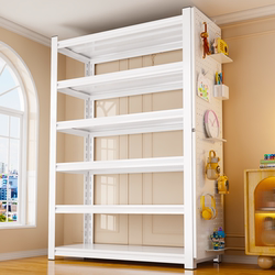 Household Storage Rack, Multi-Layer Floor-Standing Shelf, Integrated Wall-Mounted Storage Rack, Living Room Balcony Storage Rack, Bookshelf, Miscellaneous Items Rack