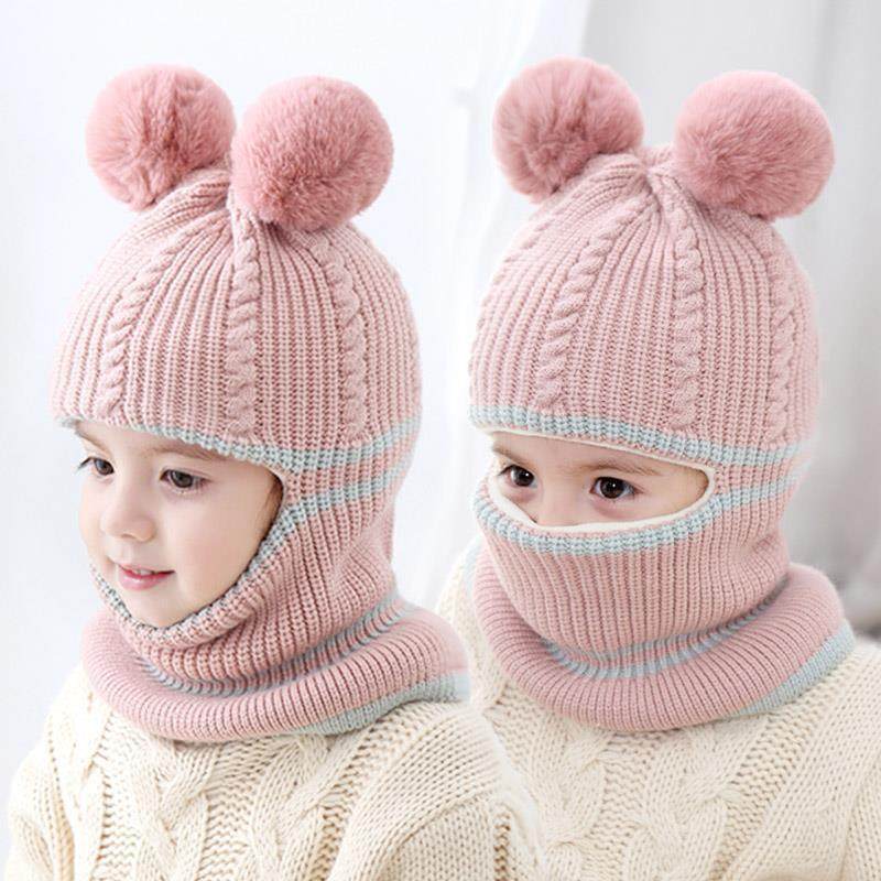 Ensemble Bonnet, écharpe Et Gants D'hiver Pour Enfant - Taille 3-12 Ans - Acrylique Tricoté