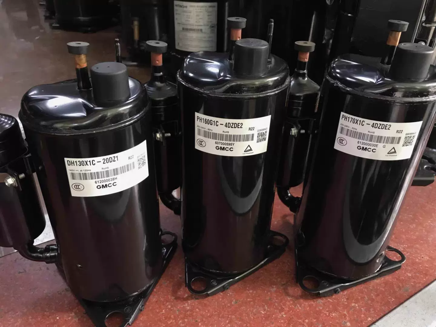 dh130x1c-20dz1 da130m1c-31fz da150s1c-20fz美芝全新变频压缩机