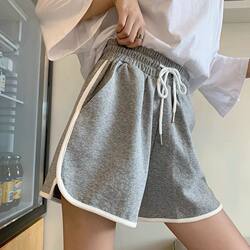 Spring and Autumn Casual Sports Shorts for Women, Summer Loose High-Waisted Design, Trendy Niche Style for Women, ins Running and Outdoor Wear