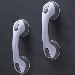 Bathroom Safety Grab Bar with Suction Cup, No-Drill Wall-Mounted Magnetic Toilet Handle, Non-Slip Rail for Elderly and Children