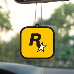 Internet Celebrity Trendyy Car Fragrance Tablets R Star Perfume Car Aromatherapy Long-Lasting Light Fragrance Car Odor Removal Car Pendant