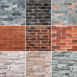Brick-Patterned Wallpaper Self-Adhesive Faux Wall Paneling for Restaurants and Commercial Dining Establishments, 3D Retro Decorative Wall Stickers, Waterproof and Moisture-Proof