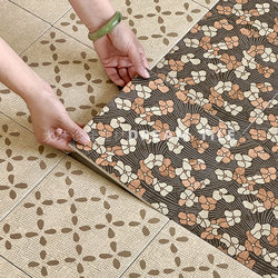 Floral Vintage Small Tiles for Entryway, Kitchen, Balcony Wall Tiles, Hotel, Cafe, Clothing Store Floor Tiles, Bathroom Tiles
