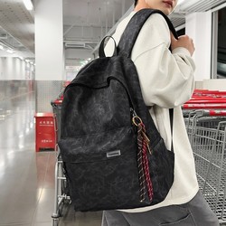Schoolbags for Male College Students, Trendy Brand, Simple and Fashionable, Junior High School and High School Backpacks, Men's Commuter Travel Backpacks, Women's Backpacks