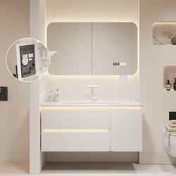 Xwanxin Smart Bathroom Cabinet Combination Ceramic Integrated Basin Bathroom Washbasin Washbasin Cabinet Washbasin Cabinet