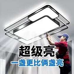 2025 New Living Room Lamp Main Light Led Ceiling Lamp Modern Simple and Elegant Zhongshan Lighting Whole House Package Set