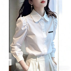2026 Early Spring New Fashion Versatile Doll Collar Shirt Women's Stylish Blouse High-End Niche Top